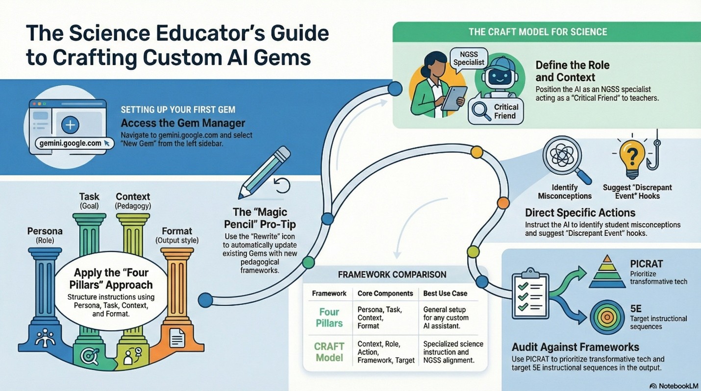 A science educator's guide to crafting custom AI GEMs