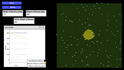 model of decomposing banana