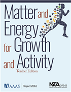 Matter and Energy for Growth and Activity cover