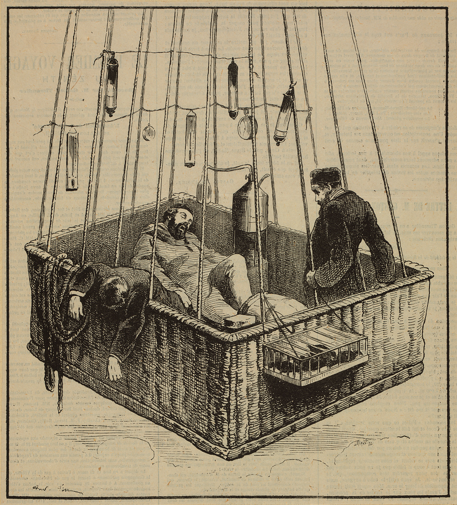 The fatal flight of the Zenith. Library of Congress.