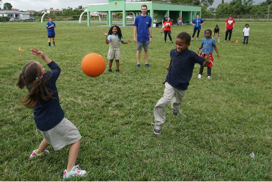 Children Playing Soccer