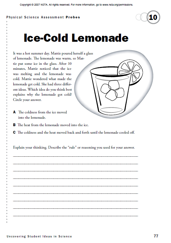 ice-cold lemonade