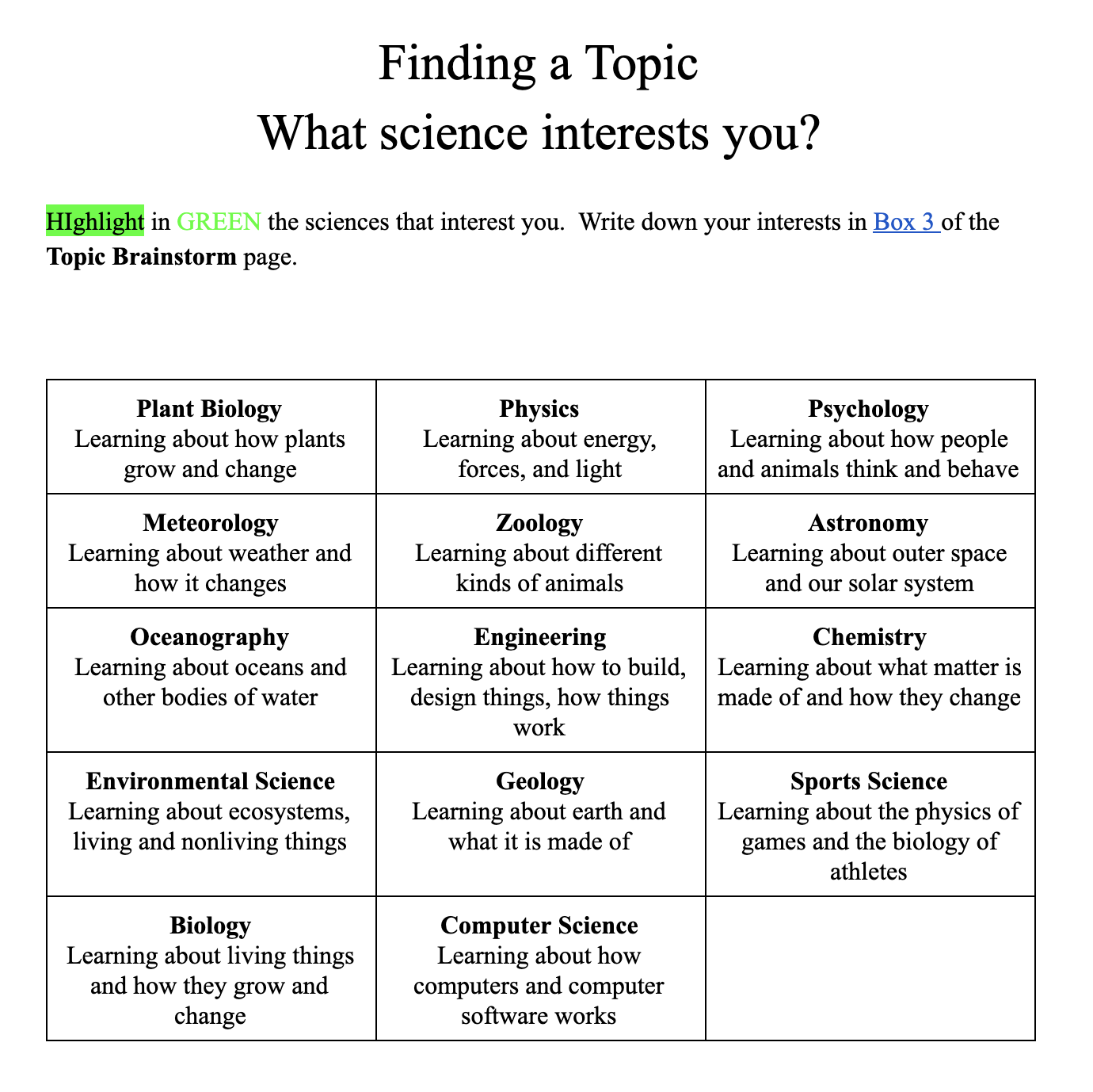 Gummy Bear Science Fair Experiment Worksheet Printable PDF