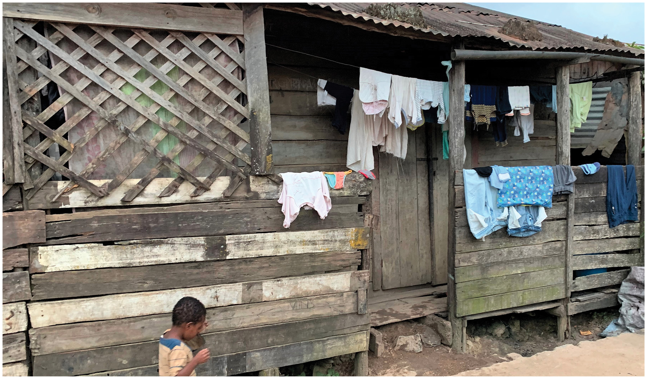 Other parts of the country have seen an increase in torrential rains and cyclone activity due to warming oceans. Many houses offer little protection to such extreme tropical disturbances. 