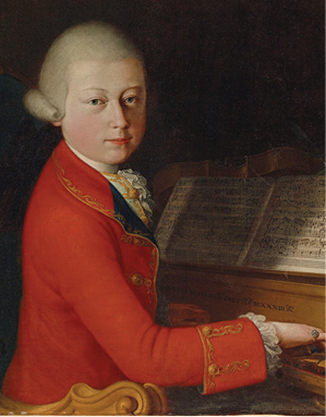 Antonio Salieri painted by Joseph Willibrord  Mozart