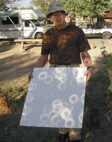 Figure 7. Ring-shaped sunballs during the 2012 annular eclipse.