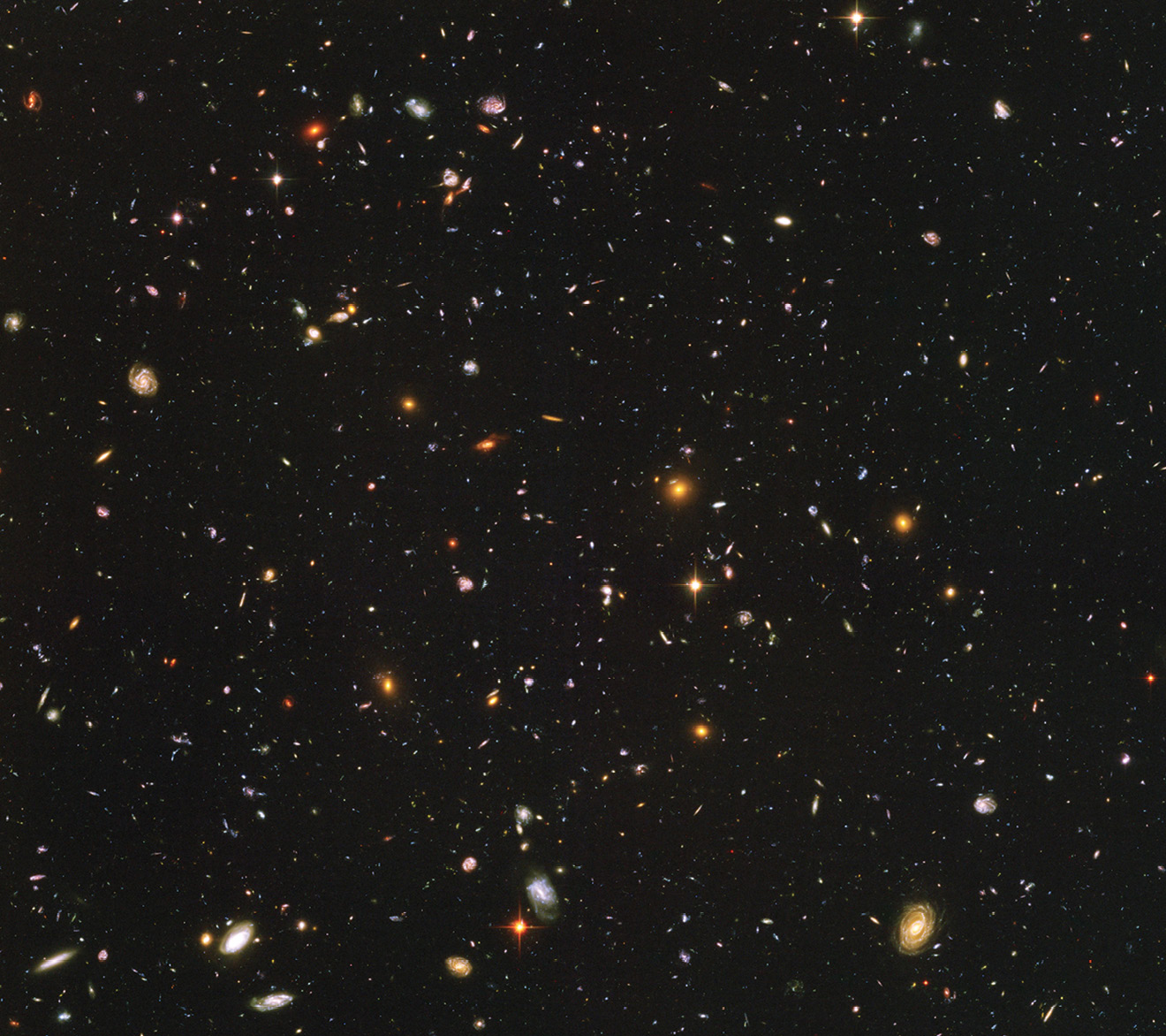 Figure 2 Hubble deep field image.