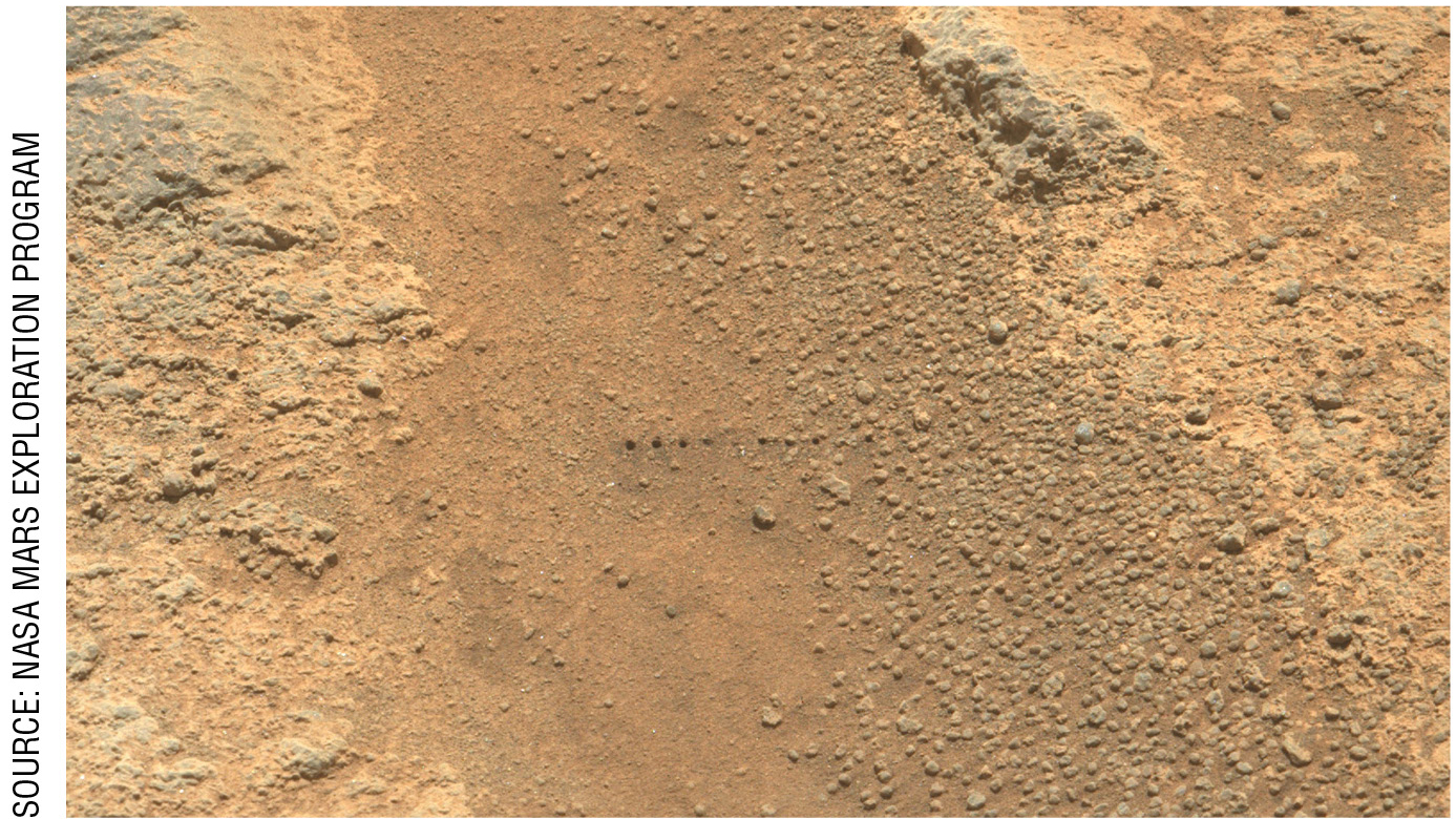 Figure 3 Martian “blueberries.”