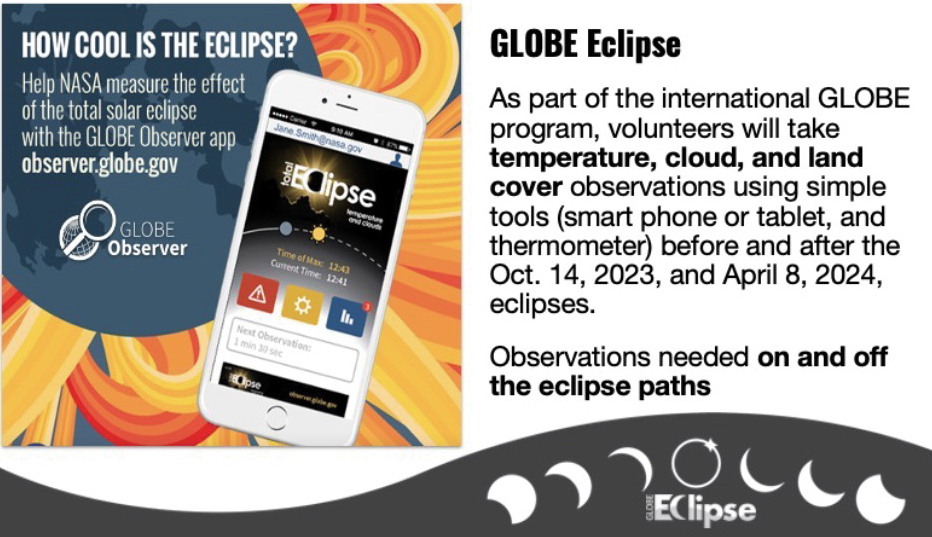 Figure 5 GLOBE Eclipse App visual.