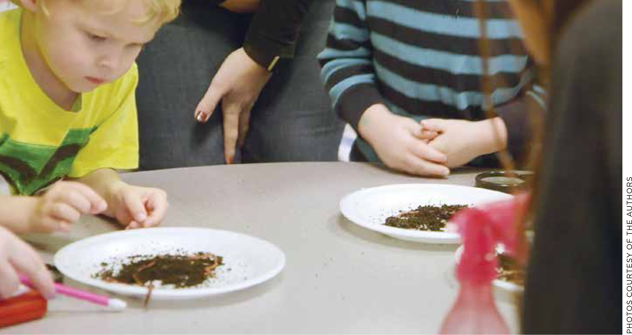 Students learned how to use spray bottles to provide moisture for the worms, plus magnifiers for viewing up-close!