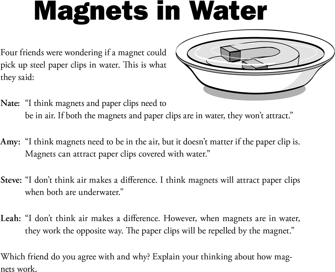 Magnets in Water probe.