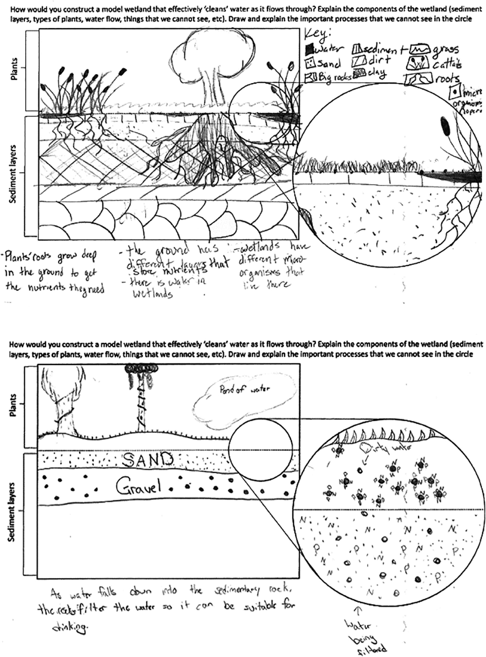 Student drawing.